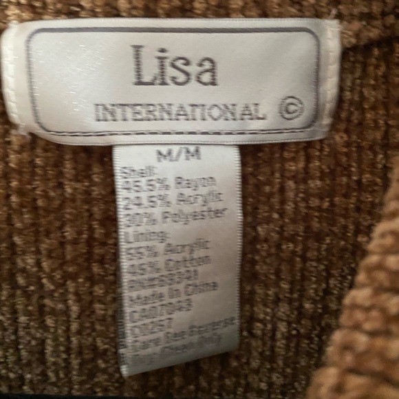 Faux fur and Chenille Ladies Vest (Animal Print) - Picture 6 of 6